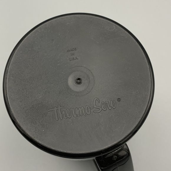 Thermo Serv Tall Black Michelob Beer USA Insulated Mug Plastic 16 oz Tailgating - Picture 7 of 7